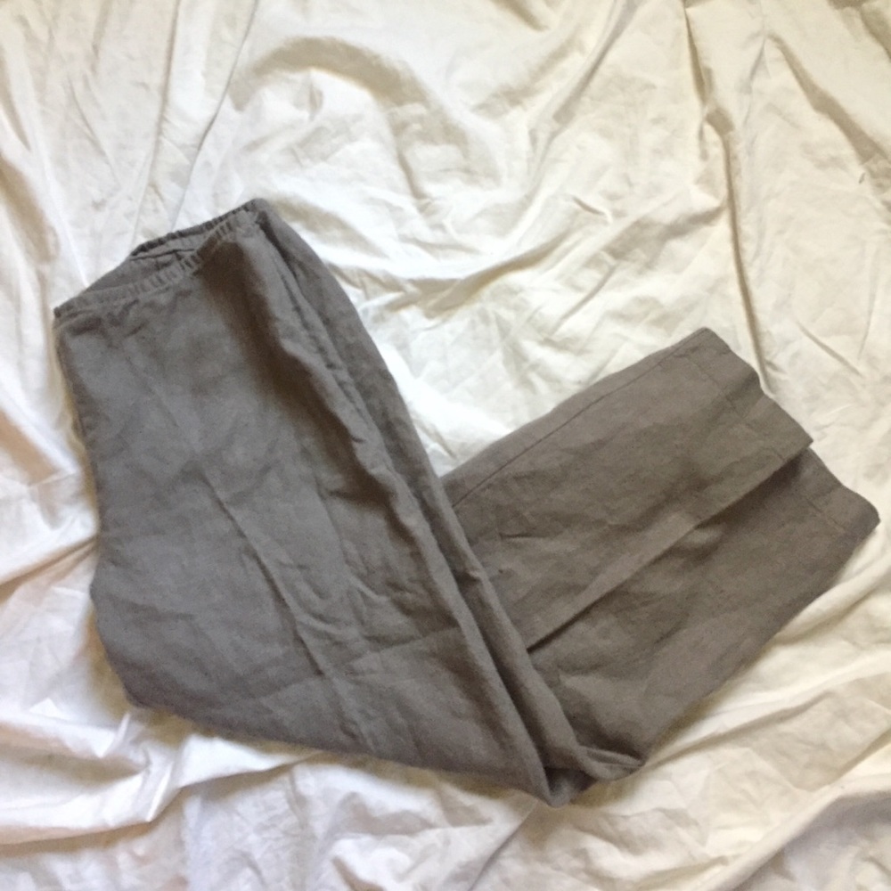 Eileen Fisher Wide Leg Cropped Pants